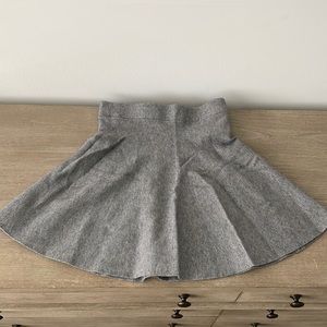 Gray Skater Skirt